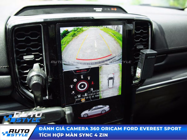 Camera 360 OriCam Ford Everest Sport Tích Hợp Màn SYNC 4 Zin