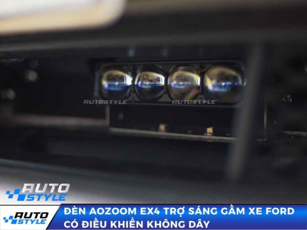 Đèn Aozoom EX4 Trợ Sáng Gầm Xe Ford Có Điều Khiển Không Dây