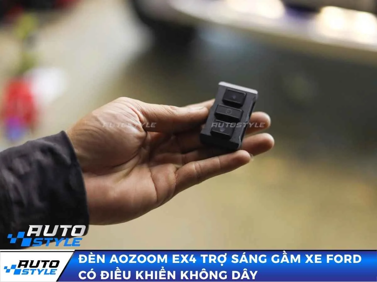 Đèn Aozoom EX4 Trợ Sáng Gầm Xe Ford Có Điều Khiển Không Dây