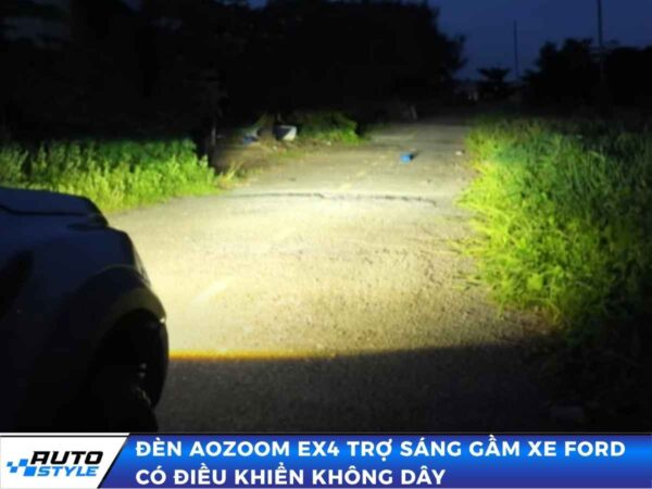 Đèn Aozoom EX4 Trợ Sáng Gầm Xe Ford Có Điều Khiển Không Dây