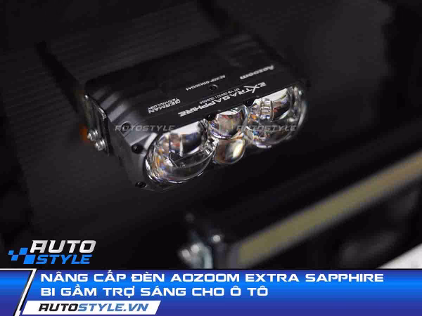 Đèn Aozoom Extra Sapphire: Bi Gầm Trợ Sáng Tối Ưu Hóa Tầm Nhìn Cho Ô Tô