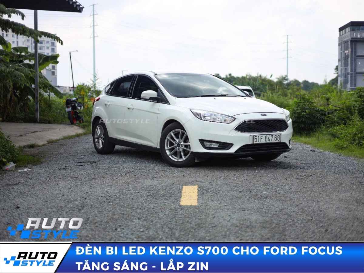 Đèn Bi Led Kenzo S700 Cho Ford Focus Tăng Sáng Lắp Zin