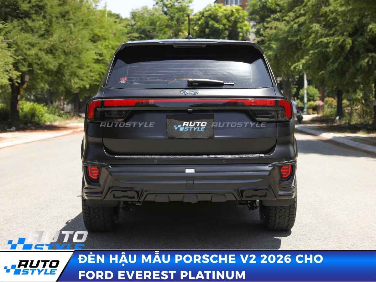 Đèn Hậu Mẫu Porsche V2 2026 cho Ford Everest Platinum