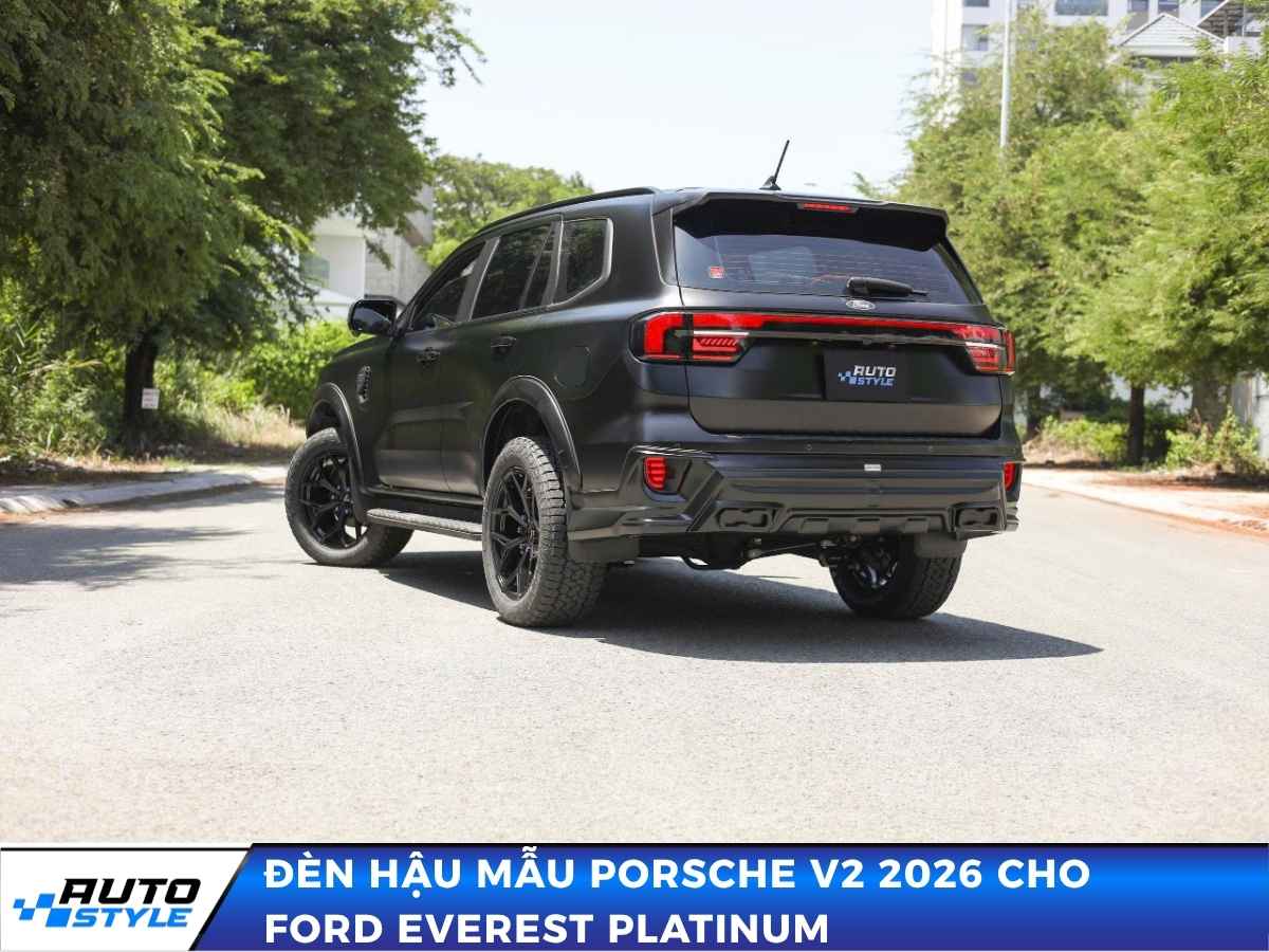 Đèn Hậu Mẫu Porsche V2 2026 cho Ford Everest Platinum