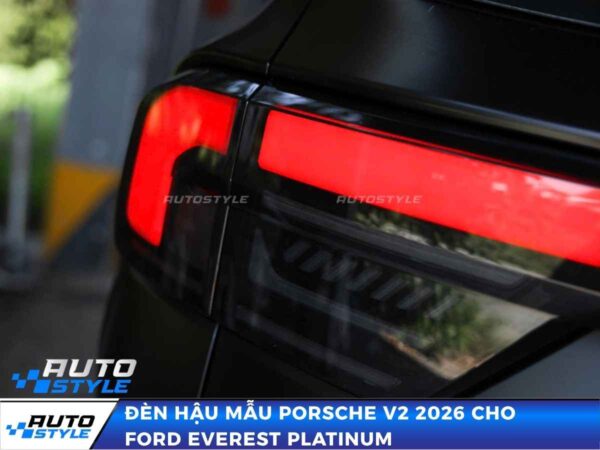 Đèn Hậu Mẫu Porsche V2 2026 cho Ford Everest Platinum