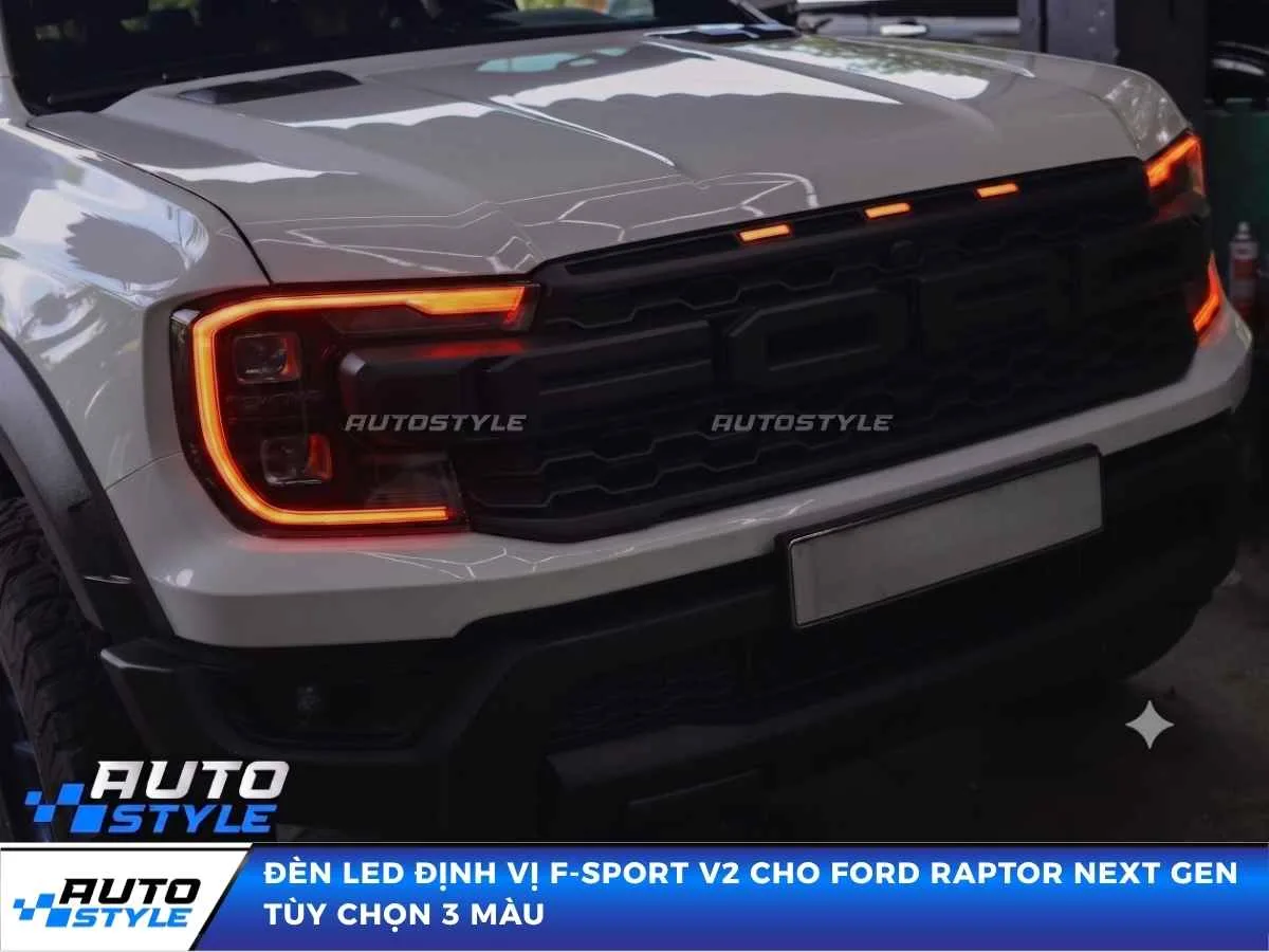 Đèn LED Định Vị F-Sport V2 Cho Ford Raptor Next Gen Tùy Chọn 3 Màu