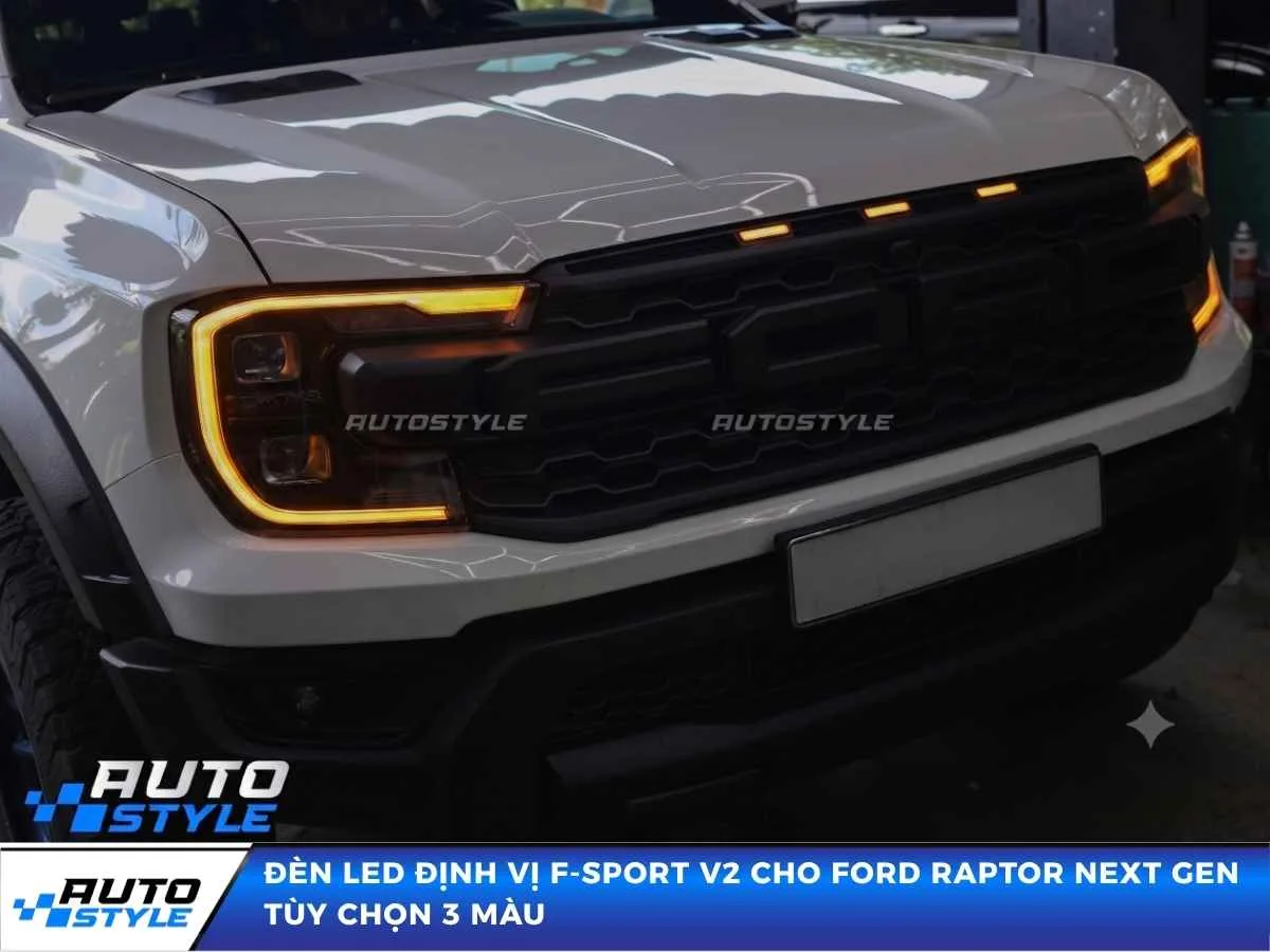 Đèn LED Định Vị F-Sport V2 Cho Ford Raptor Next Gen Tùy Chọn 3 Màu