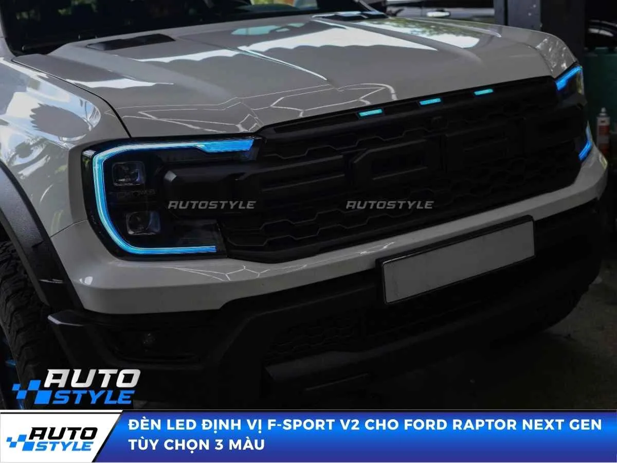 Đèn LED Định Vị F-Sport V2 Cho Ford Raptor Next Gen Tùy Chọn 3 Màu