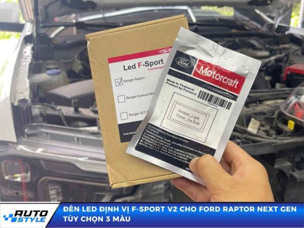 Đèn LED Định Vị F-Sport V2 Cho Ford Raptor Next Gen Tùy Chọn 3 Màu