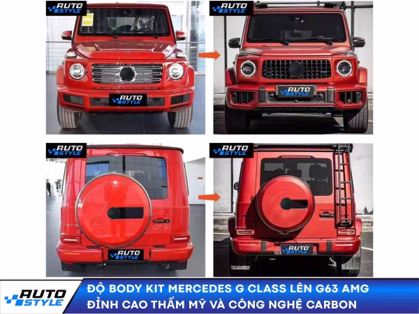Độ Body Kit Mercedes G Class Lên G63 AMG Đỉnh Cao Thẩm Mỹ Và Công Nghệ