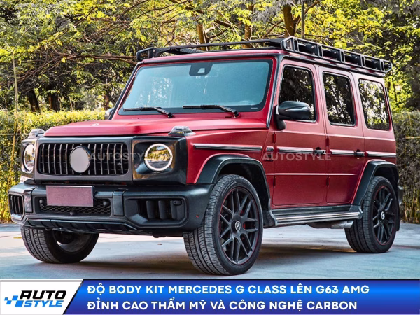 Độ Body Kit Mercedes G Class Lên G63 AMG Đỉnh Cao Thẩm Mỹ Và Công Nghệ