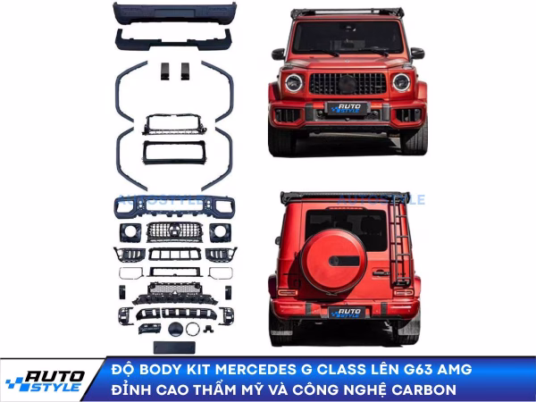 Độ Body Kit Mercedes G Class Lên G63 AMG Đỉnh Cao Thẩm Mỹ Và Công Nghệ