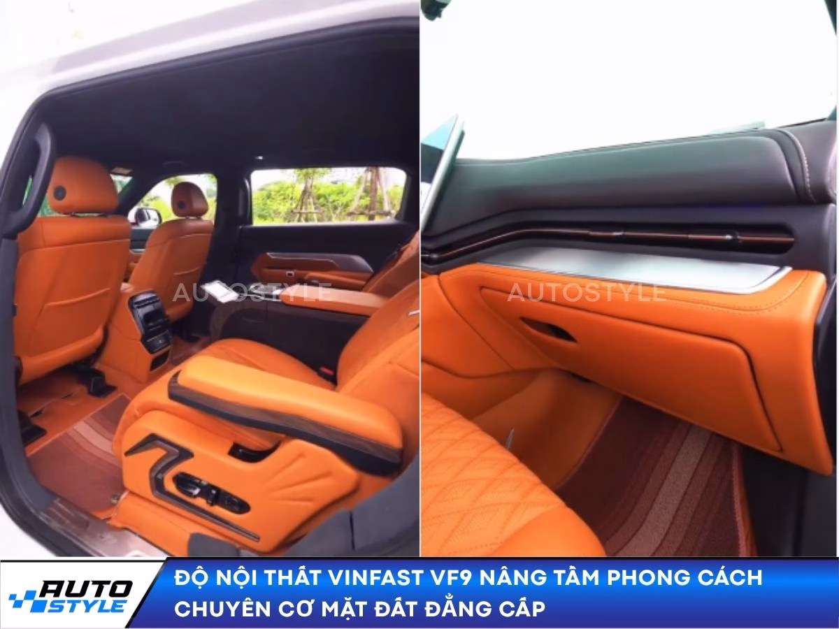 Độ Nội Thất Vinfast Vf9 Nâng Tầm Phong Cách Chuyên Cơ Mặt Đất