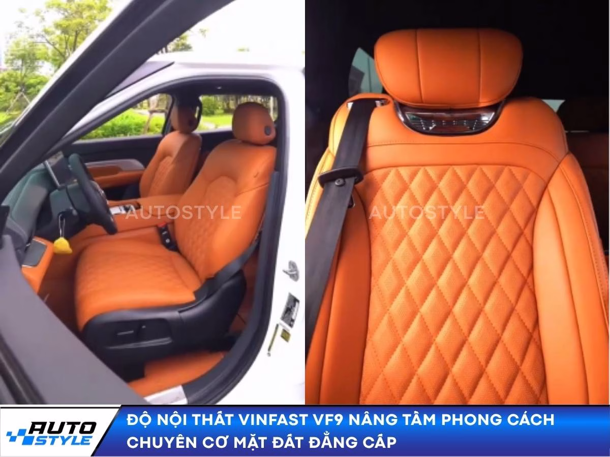 Độ Nội Thất Vinfast Vf9 Nâng Tầm Phong Cách Chuyên Cơ Mặt Đất