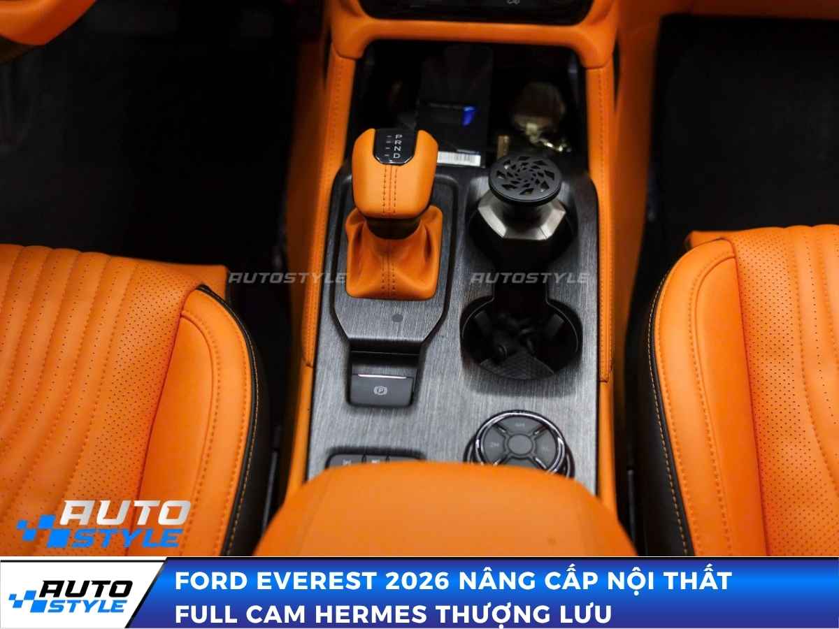Ford Everest 2026 Nâng Cấp Nội Thất Full Cam Hermes Thượng Lưu
