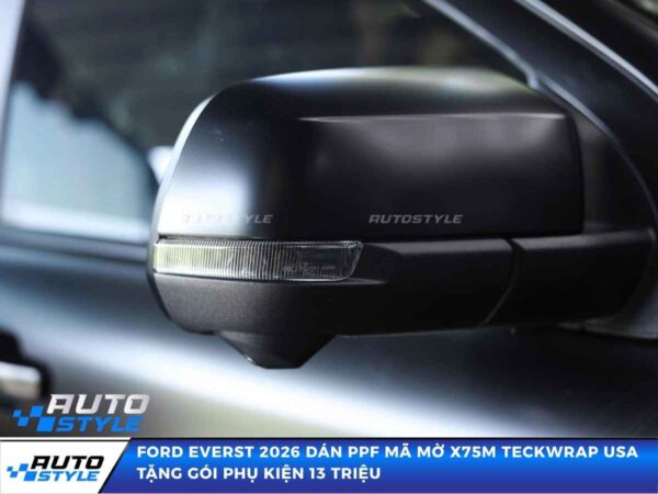 Ford Everst 2026 Dán PPF Mã Mờ X75M TeckWrap USA Tặng Gói Phụ Kiện 13 Triệu