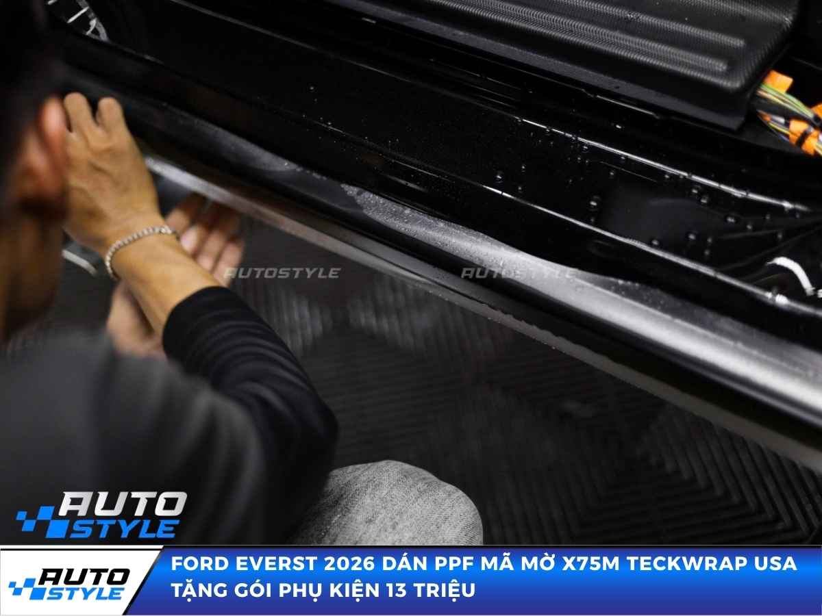 Ford Everst 2026 Dán PPF Mã Mờ X75M TeckWrap USA Tặng Gói Phụ Kiện 13 Triệu