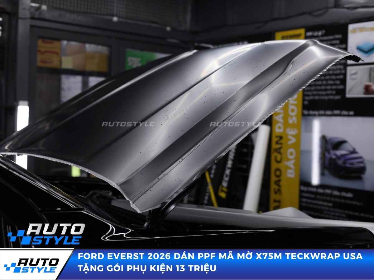 Ford Everst 2026 Dán PPF Mã Mờ X75M TeckWrap USA Tặng Gói Phụ Kiện 13 Triệu