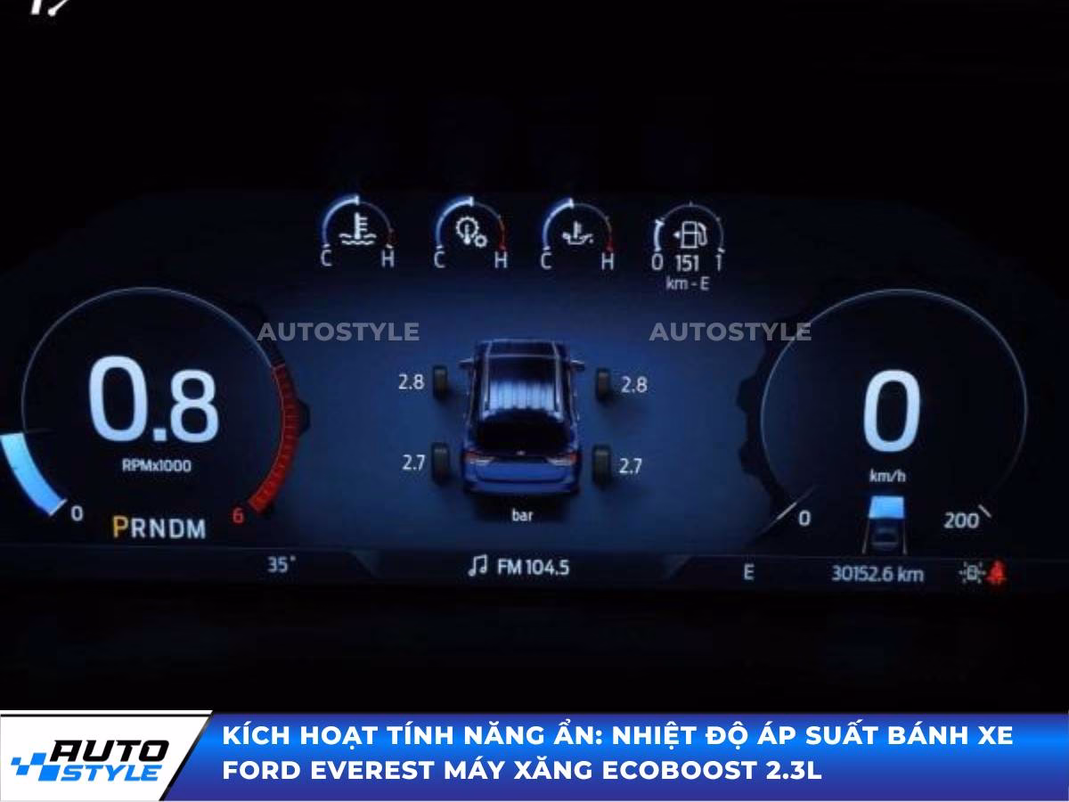 Kích Hoạt Tính Năng Ẩn Ford Everest Máy Xăng EcoBoost 2.3L Chuyên Sâu