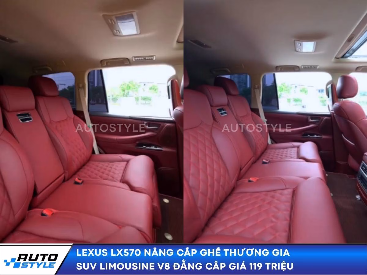 Lexus LX570 Nâng Cấp Ghế Thương Gia SUV Limousine V8 Đẳng Cấp