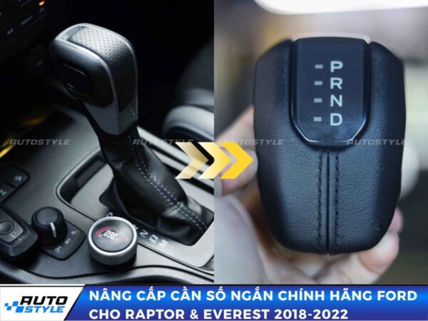 Nâng Cấp Cần Số Ngắn Chính Hãng Ford Cho Raptor & Everest 2018-2022