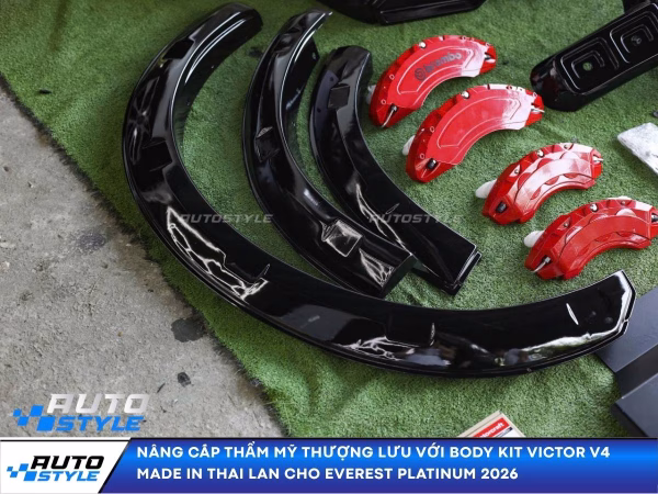 Nâng Cấp Thẩm Mỹ Thượng Lưu Với Body Kit Victor V4 made in Thai Lan Cho Everest Platinum 2026