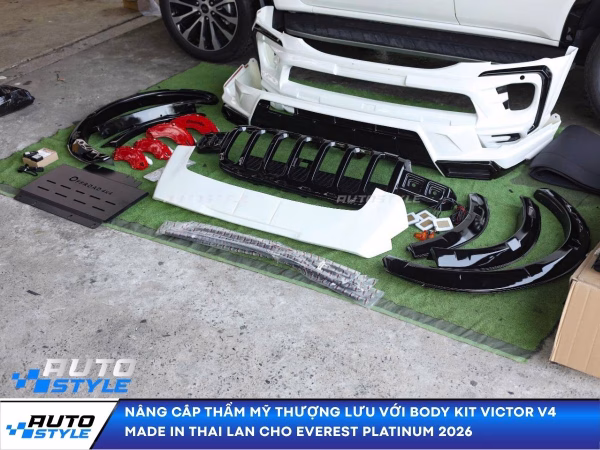 Nâng Cấp Thẩm Mỹ Thượng Lưu Với Body Kit Victor V4 made in Thai Lan Cho Everest Platinum 2026