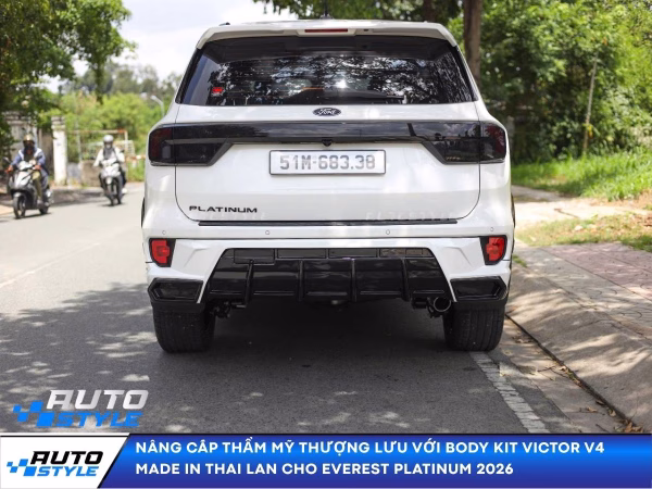 Nâng Cấp Thẩm Mỹ Thượng Lưu Với Body Kit Victor V4 made in Thai Lan Cho Everest Platinum 2026