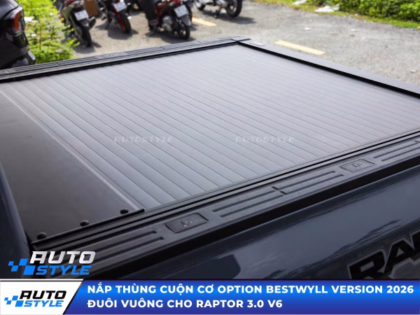 Nắp Thùng Cuộn Cơ Option Bestwyll Version 2026 Đuôi Vuông Cho Raptor 3.0 V6