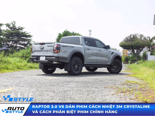 Raptor 3.0 V6 Dán Phim Cách Nhiệt 3m Crystaline