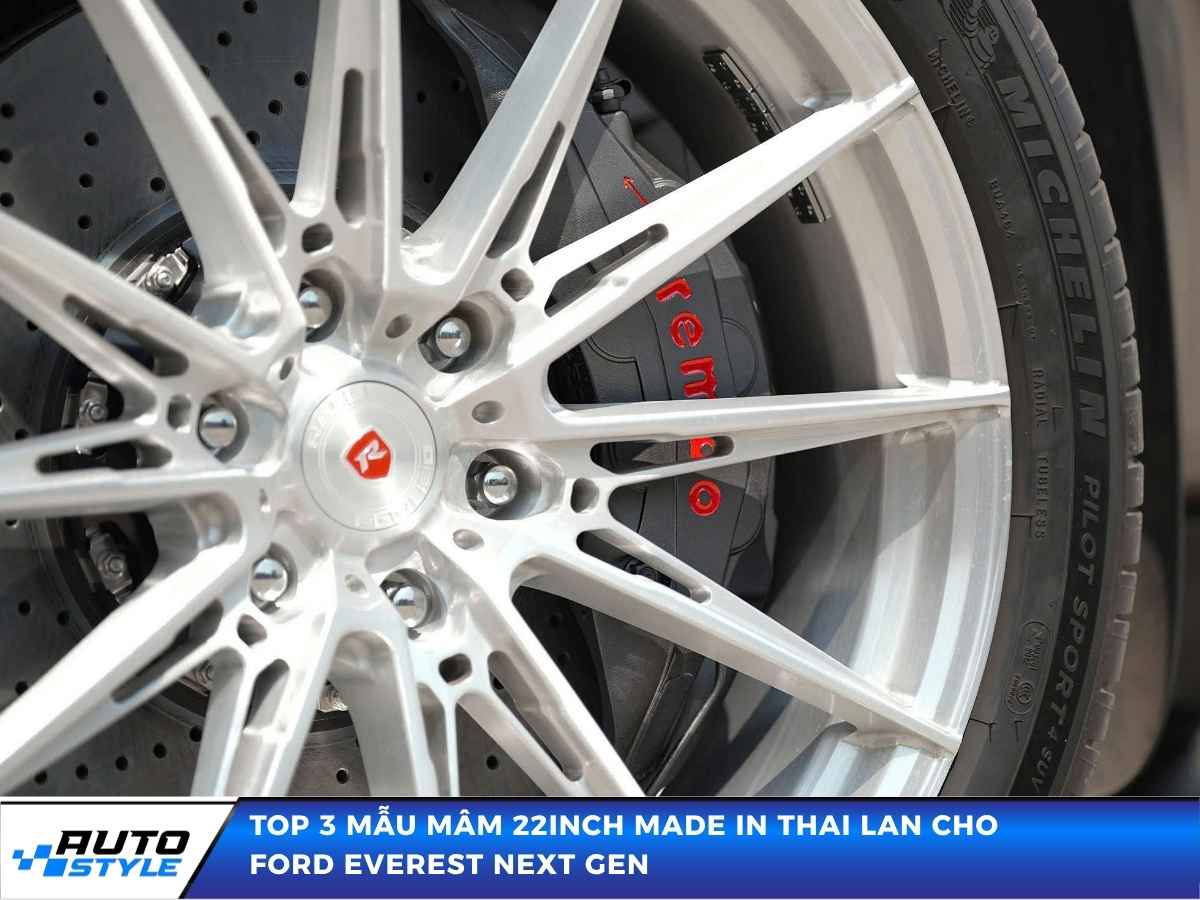 Top 3 Mẫu Mâm 22inch Made In Thai Lan Cho Ford Everest Next Gen