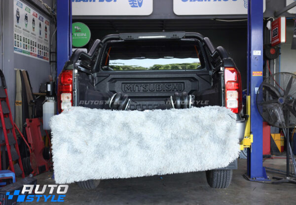 Mitsubishi Triton Lắp Bầu Hơi Trợ Tải Đừng Để Xe Xệ Đuôi Khi Thường Xuyên Chở Nặng