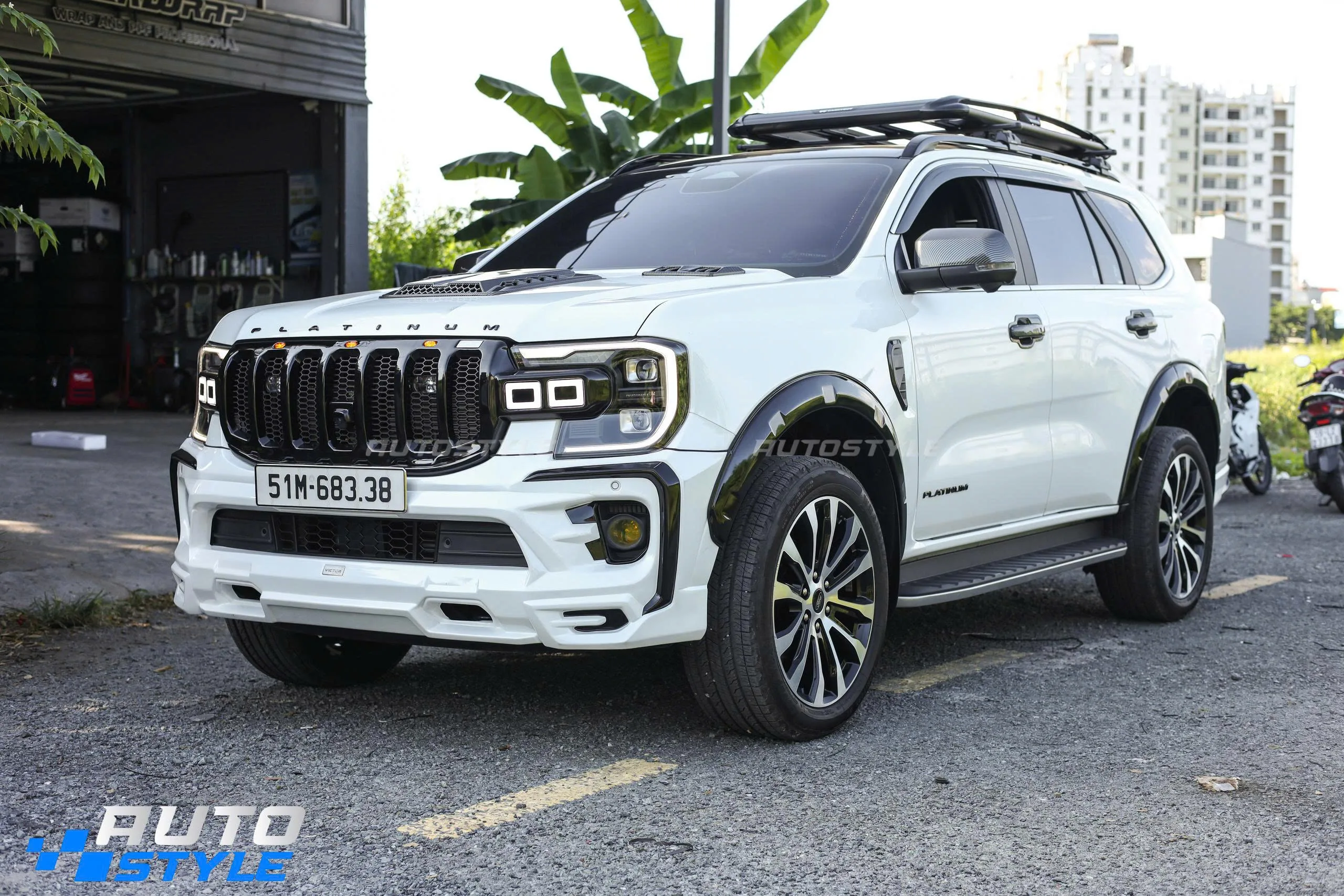 Spacer Victor 3.5 & 5.0 Cho Ford Everest 2.3 Máy Xăng Nâng Cấp Dàn Chân Dáng Xe Bề Thế Hơn