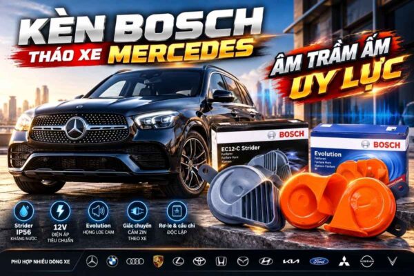 4 Điểm Nổi Bật Của Kèn Bosch Tháo Xe Mercedes Khi Nâng Cấp Cho Ô Tô