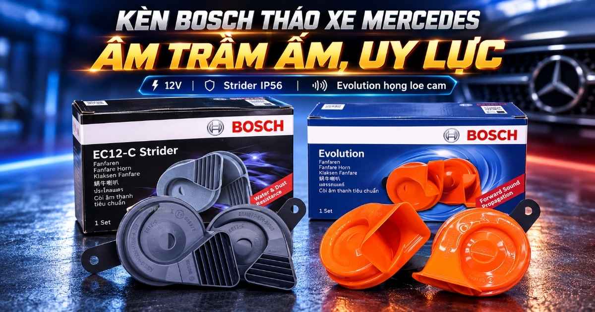 4 Điểm Nổi Bật Của Kèn Bosch Tháo Xe Mercedes Khi Nâng Cấp Cho Ô Tô
