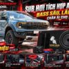 Sub Hơi Tích Hợp Amply Rockpower R10SL: Bass Sâu Lắp Gọn Chân Ái Cho Xe Bán Tải