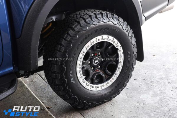 Mâm Bronco 17 Inch Chính Hãng Ford ET30: Vệt Bánh Tăng 50mm Cho Ranger Next-Gen