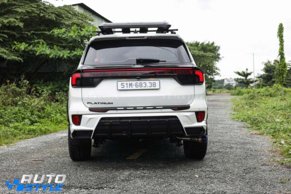 Pô Xả Kép Ra 1 Bên Ford Everest 2.3L EcoBoost: Giữ Nguyên Lốp Sơ Cua, Inox SUS304