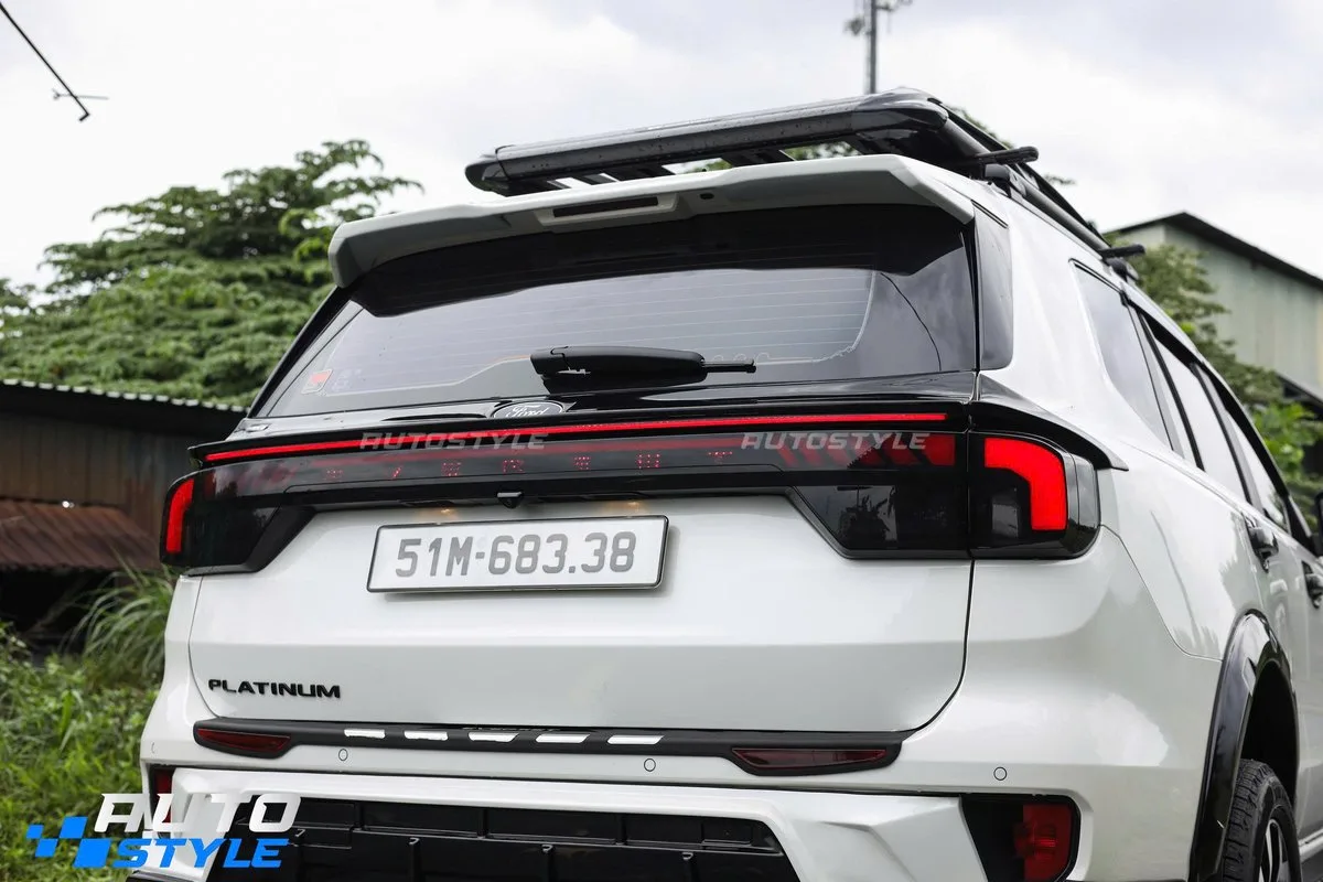 Pô Xả Kép Ra 1 Bên Ford Everest 2.3L EcoBoost: Giữ Nguyên Lốp Sơ Cua, Inox SUS304