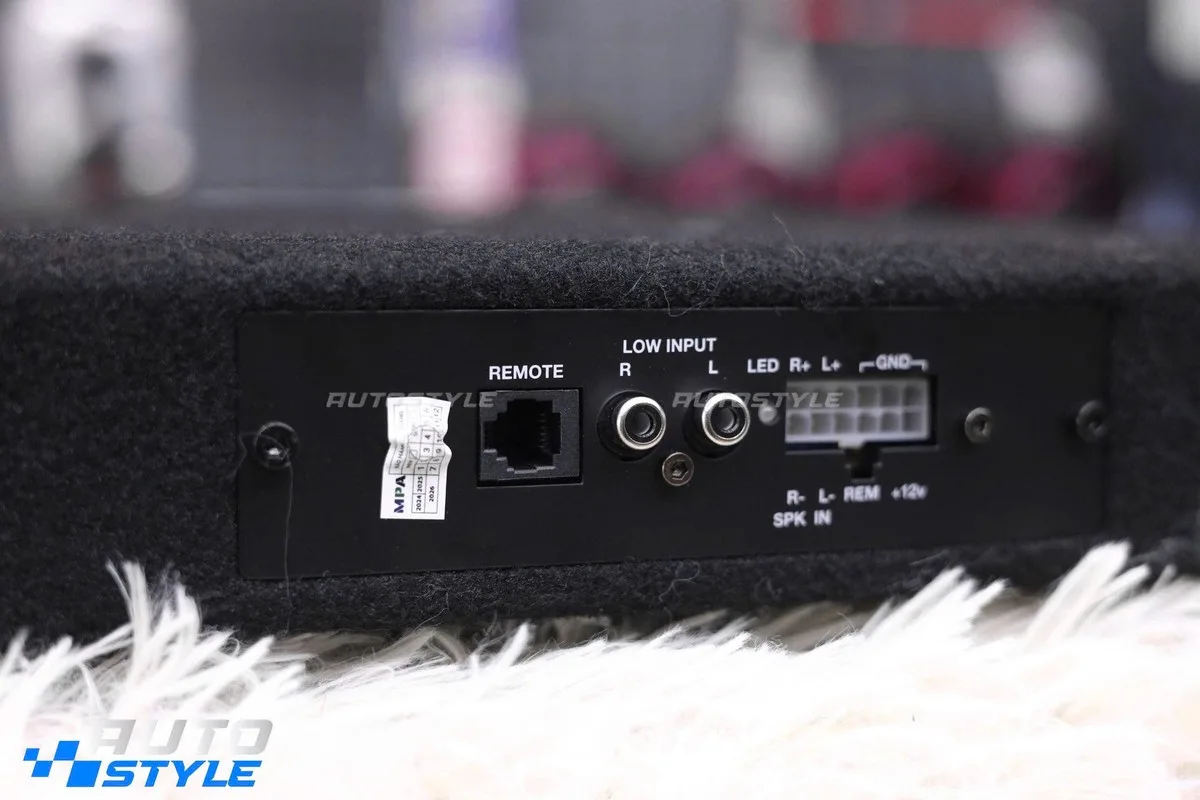 Sub Hơi Tích Hợp Amply Rockpower R10SL: Bass Sâu, Lắp Gọn Cho Xe Bán Tải