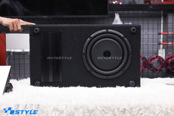 Sub Hơi Tích Hợp Amply Rockpower R10SL: Bass Sâu, Lắp Gọn Cho Xe Bán Tải