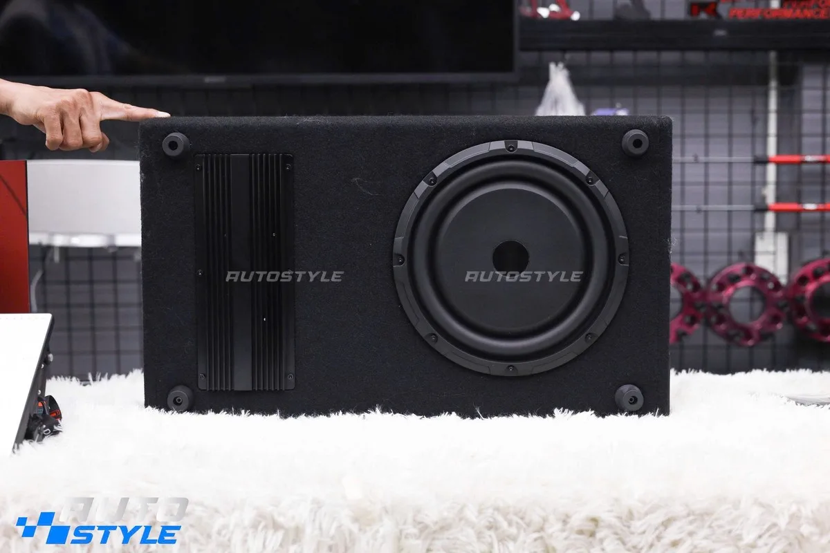 Sub Hơi Tích Hợp Amply Rockpower R10SL: Bass Sâu, Lắp Gọn Cho Xe Bán Tải