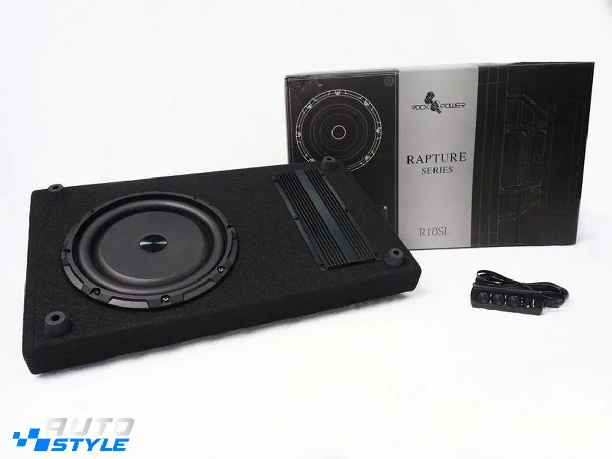 Sub Hơi Tích Hợp Amply Rockpower R10SL: Bass Sâu, Lắp Gọn Cho Xe Bán Tải