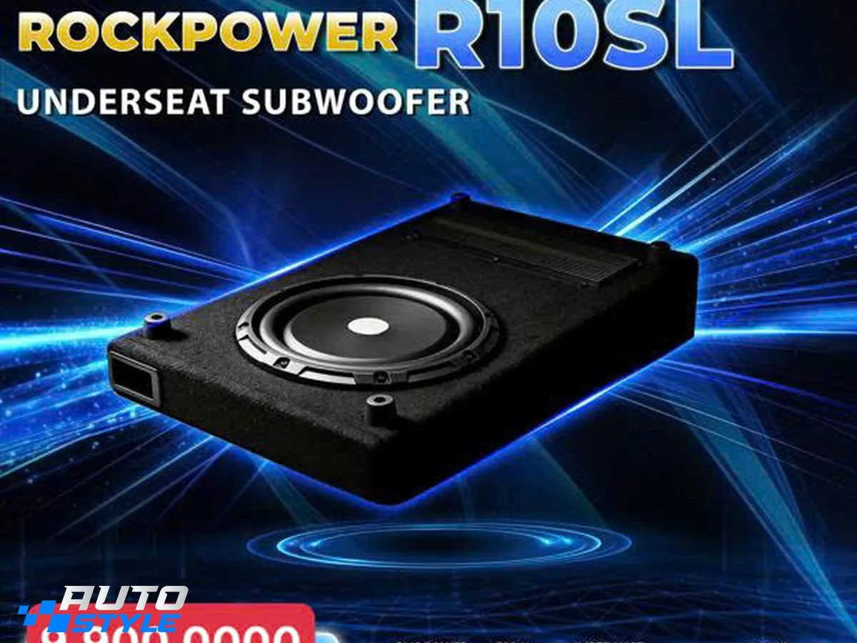 Sub Hơi Tích Hợp Amply Rockpower R10SL: Bass Sâu, Lắp Gọn Cho Xe Bán Tải